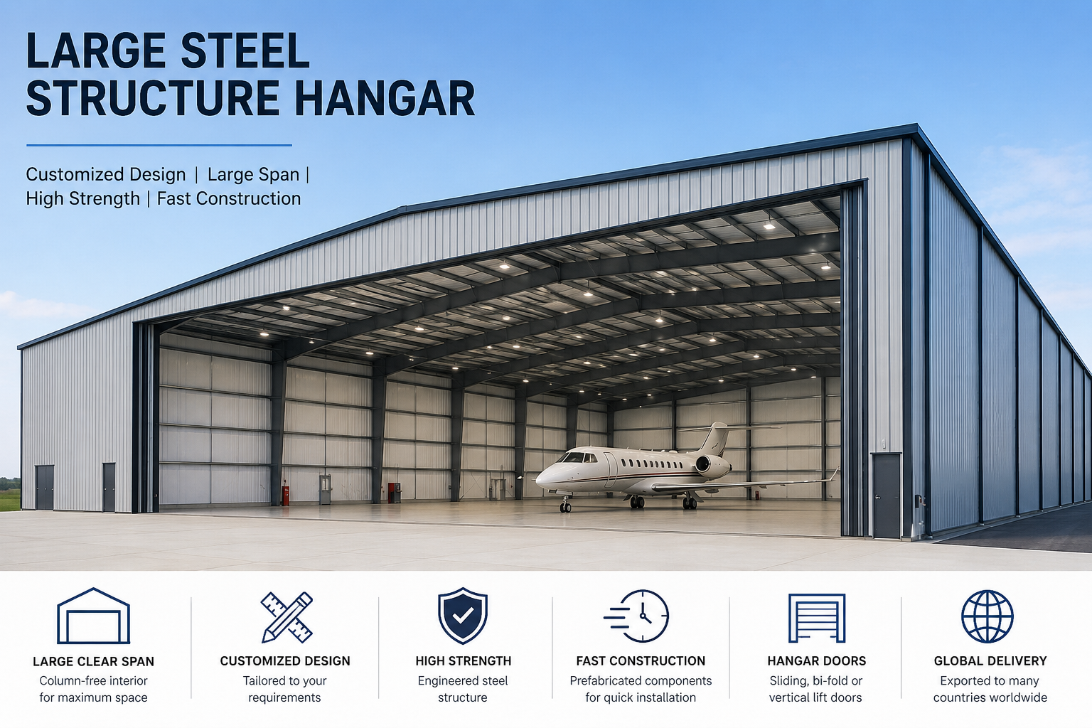 Steel Structure Hangar combining construction methods with durable materials for long term industrial building needs