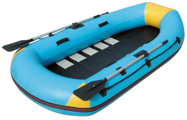 3 Person Inflatable Boat 280cm , PVC Colorful Inflatable Pontoon Raft For Children