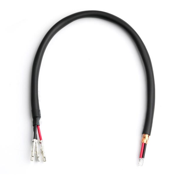 20AWG 2-Conductor Shielded Power Cable with Female Crimp Terminals, RoHS