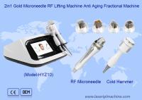 Máquina de elevación de microagujas RF de oro 2 en 1 Máquina fraccionada antienvejecimiento