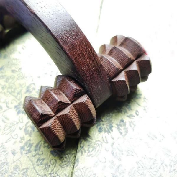 Handheld Wooden 4 Wheels Rollers Massager Your Ultimate Cellulite Removal Solution