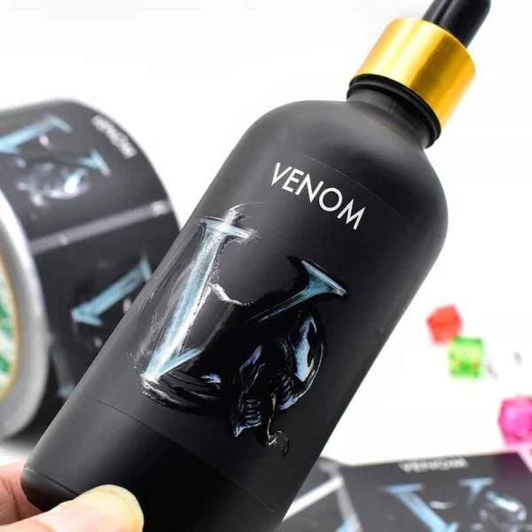 Custom Self Adhesive Aluminum Foil Stickers Label Sealing For Cosmetics