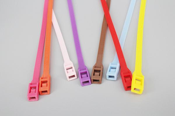 DM-8*350mm red blue yellow pink orange color plastic playground equipment cable ties accessories