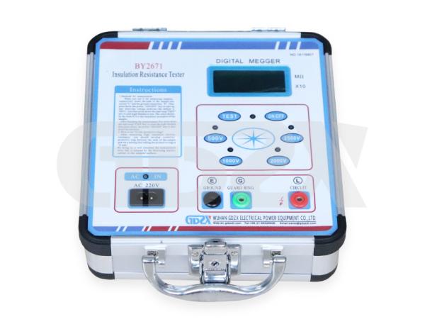 Verificador de alta tensão 500V 100V da resistência de isolação de Digitas do elevado desempenho