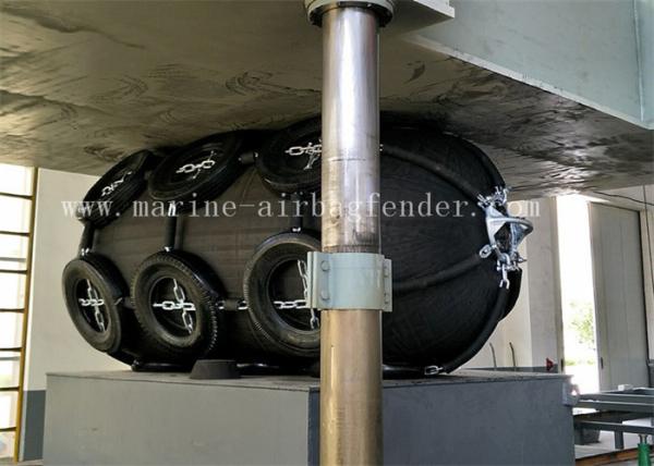 D1.0m x L2.0m ISO17357 Standard Marine Yokohama Pneumatic Boat Fender