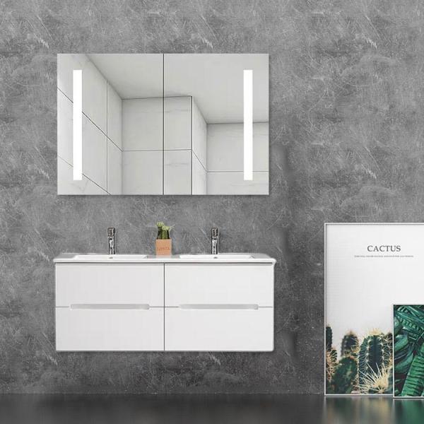 Modern European Bathroom Vanity With Double Sink 118*46*47cm