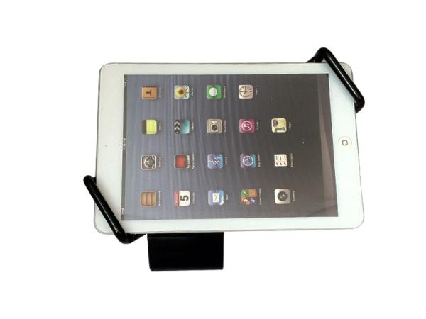 COMER desk display clamp tablet stand, Metal Tablet Brackets framework for cell phone retail stores