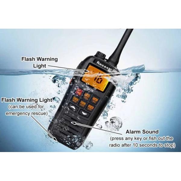 Recent RS-37m IP67 Waterproof 5W VHF 2 Way Long Range Walkie Talkie Marine Radio