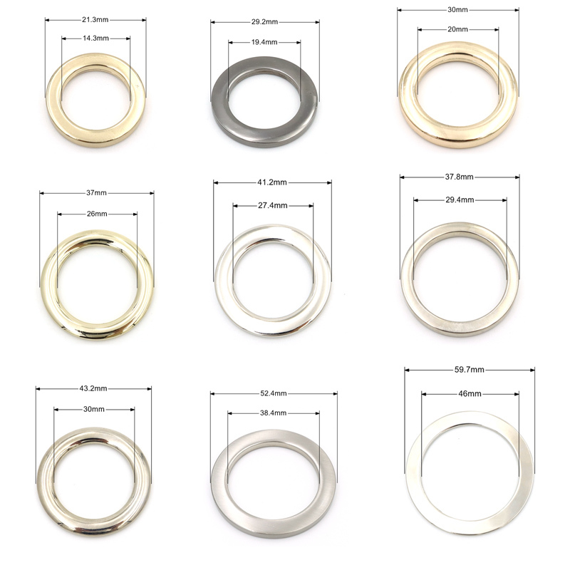 OEM ODM Metal O Ring 60mm Die Cast Ring For Hardware And Crafts