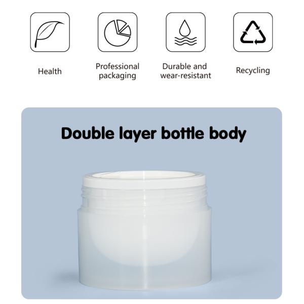 50г индивидуальный цвет и логотип Круглый крем для волос лосьон банка для ухода за кожей упаковка UKC66