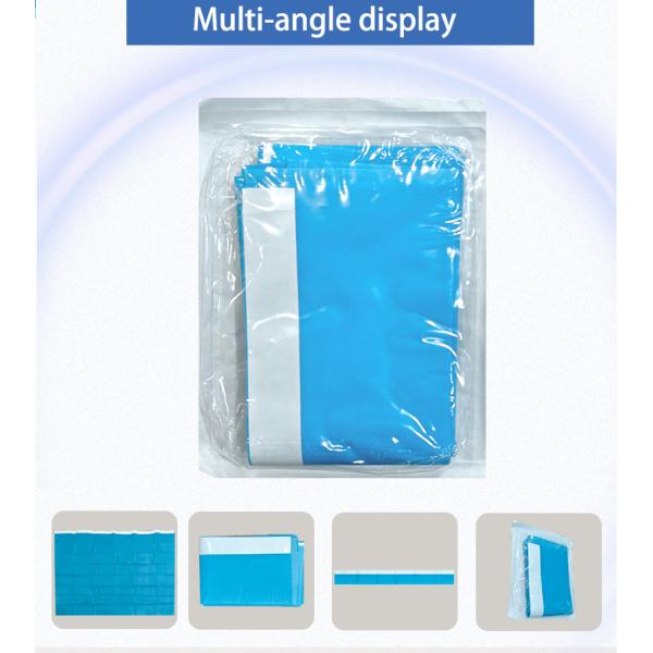 High Quality Price Competitive Medical Use Absorbent Non Woven +PE Disposable Surgical Drape With Adhesive