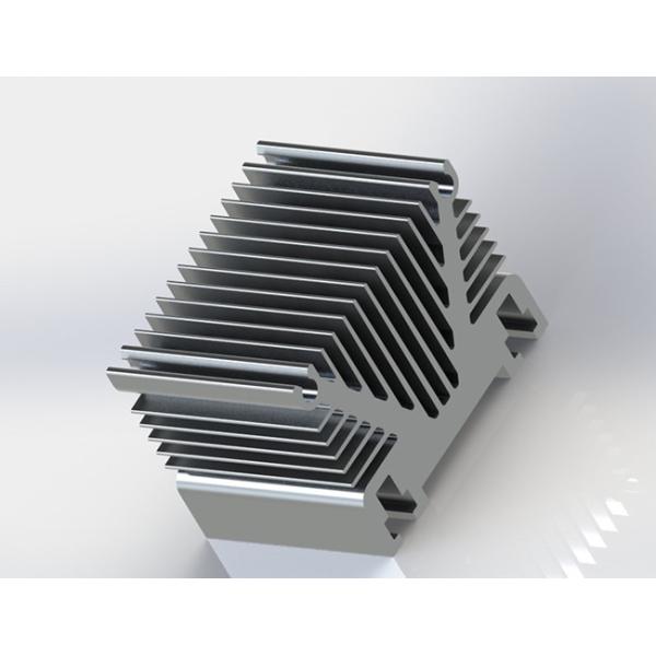 Industrial Facility Aluminum Heatsink Extrusion Profiles Customized Shape