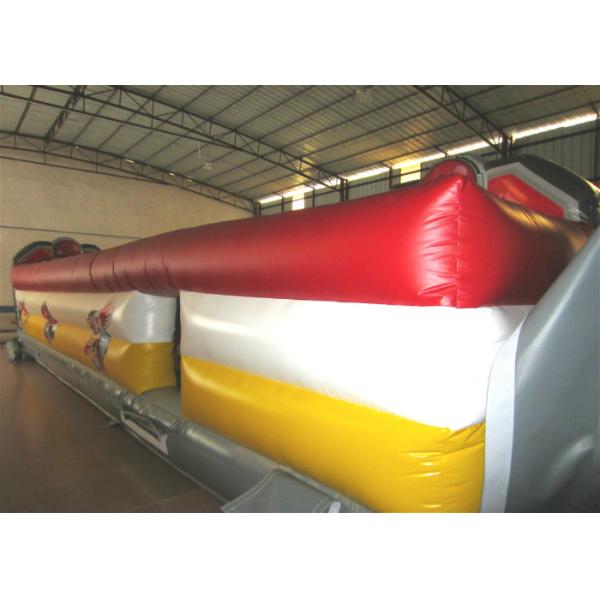 Carreras de obstáculos inflables adultas divertidas gigantes lona del Pvc de 10 x 2 x 2.6m 0.55m m