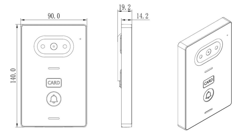 Машина посещаемости управления доступом таймера IP42 10W