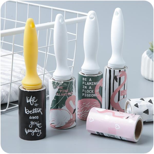 Customized print promotional adhesive lint roller with refills