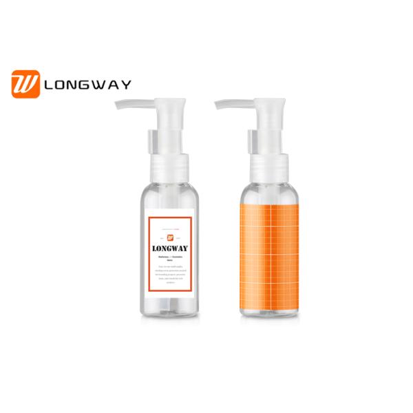 50ml Plastic Facial Makeup Remover Cleansing Oil Bottle with Lotion Pump for Cosmetic