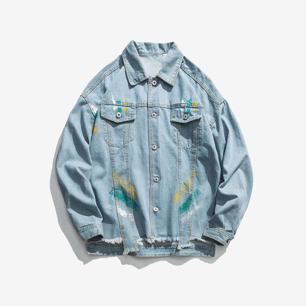 Ярлыка логотипа OEM производитель одежды низкое MOQ джинсовой ткани куртки рукава изготовленного на заказ длинный