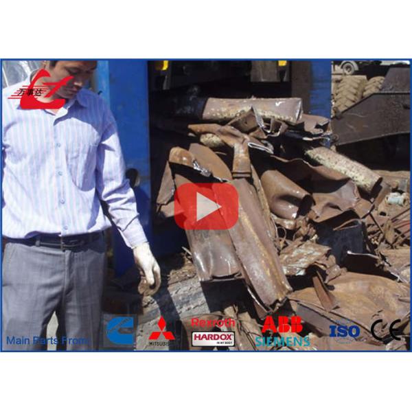 83kW Metal Scrap Shearing Press Machine , Used Scrap Metal Shear WANSHIDA Y83Q-4000C