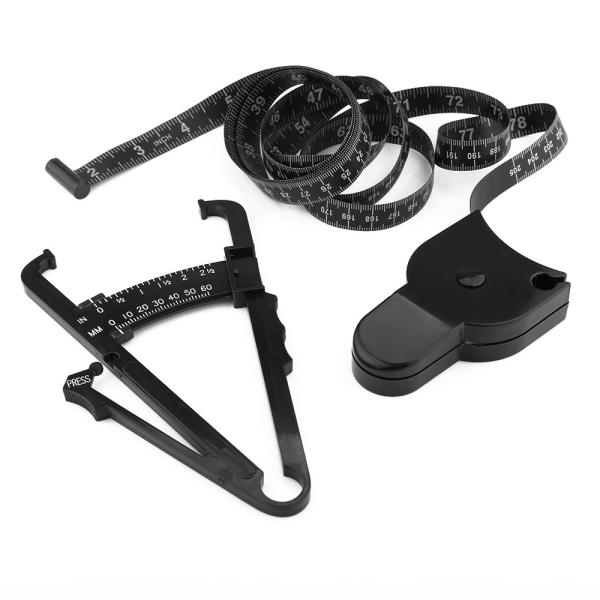 Прохладная черная жировая лента для измерения процента измерения тестора с блокировочным штифтом