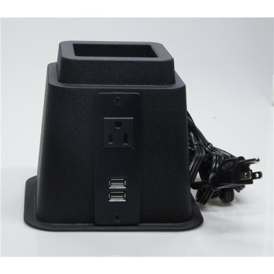 USB PP Stackable 3.89 Strong Adjustable Bed Leg Risers