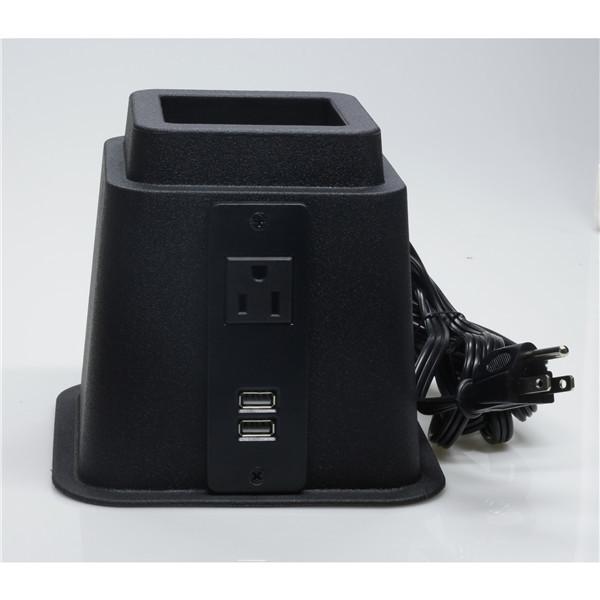 USB PP Stackable 3.89 Strong Adjustable Bed Leg Risers