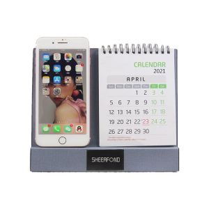 Ultraportable de carga personalizado del calendario de la radio del escritorio no tóxico