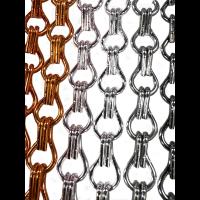 High Performance Aluminum Chain Link Curtain Customizable 24mm Chain Distance