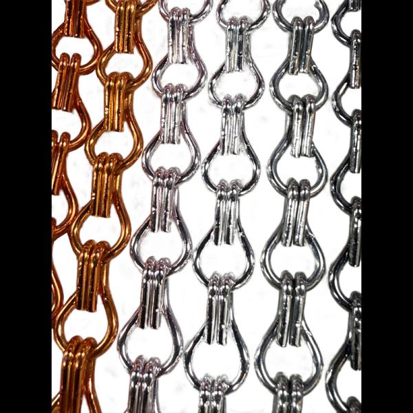 12mm*24mm Standard Size Aluminum Chain Link Curtain with High Durability and Performance