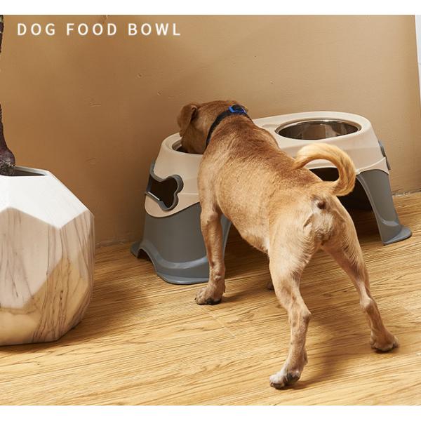 Cuencos aumentados ajustables elevados del agua del plato de acero inoxidable y del animal doméstico de la comida de perro de la altura