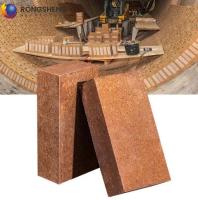 Brick de magnésité 95% Mgo fusionné et sintré Brick de magnésium Magnésium briques réfractaires pour l'acier