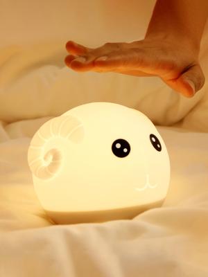 Support Bluetooth Function Silicone Night Light Animal Cute Sheep With USB As Gifts For Children