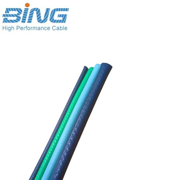 High Performance True-Flex141 50 Ohm Spiral Strip Coax 19 AWG for Flexible Microwave Cable