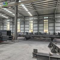 Modern Prefabricated Metal Frame Construction School Big Industrial Building Shed And Customizable With Gutter Option