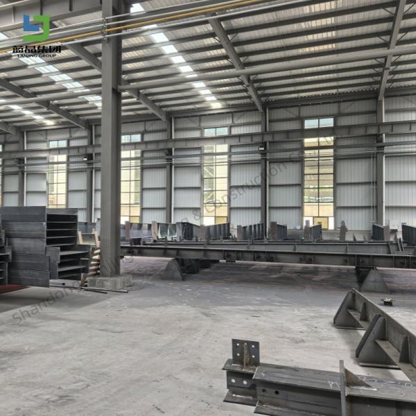 Modern Prefabricated Metal Frame Construction School Big Industrial Building Shed And Customizable With Gutter Option