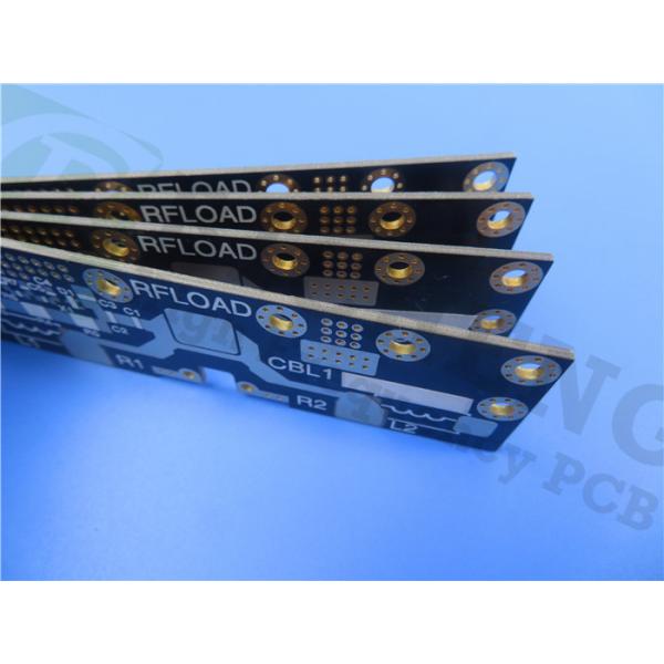 31mil RTduroid 5880 PCB PTFE Random Glass Fiber 2-layer rigid PCB for  and defense systems