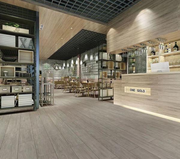Des bandes de porcelaine en bois 200x1000mm résistantes à l'usure pour salle de bain