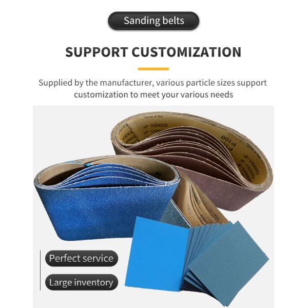 OEM ABRASIVE BELTS Customized Size Grit Zirconia Emery Sanding Belt for Sander