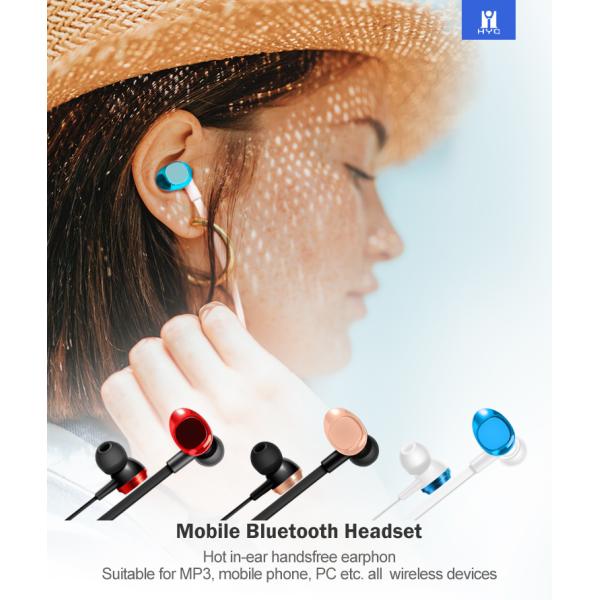 Oval Shape V5.1 Wireless Stereo Earphone 15m Sports Neckband Headphones