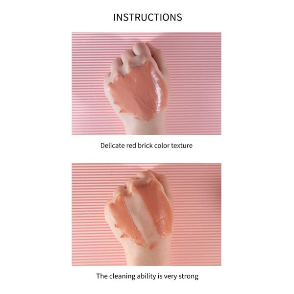 Produits de soin pour la peau faciaux d'OEM de Clay Mask Deep Cleansing de boue rouge