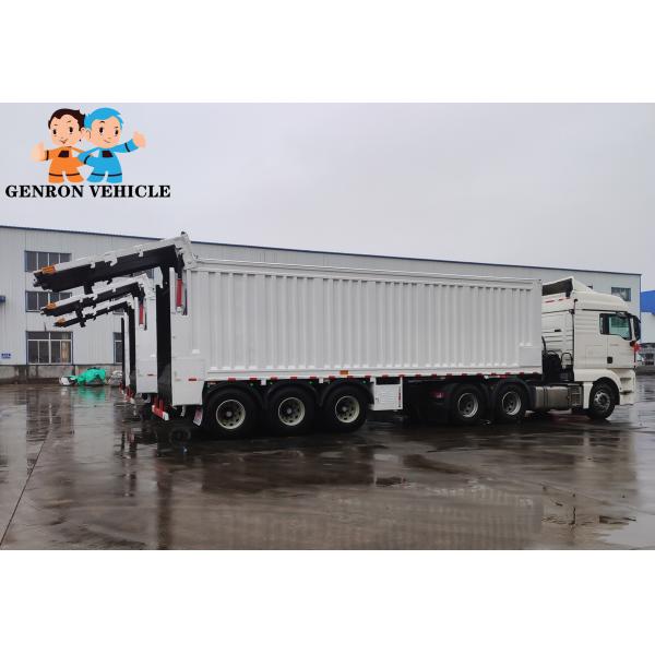12000mm 30 Ton Semi Tanker Trailer Truck Waste Garbage Rubbish Transfer Crawler Dump