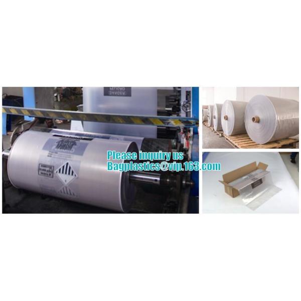 Building Films Autoclavable Biohazard Bags  , Infectious Linen Bags Rubble Sacks Covers