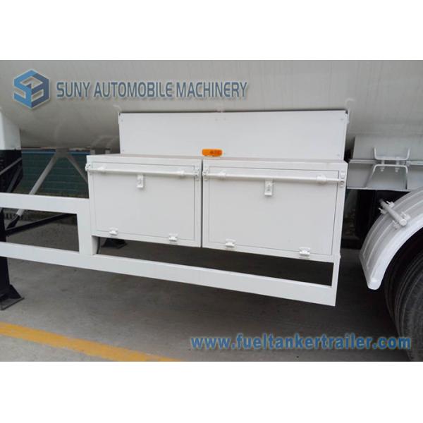 3 FUWA Axles LPG Tank Trailer 50M3 Propane Gas Tanker semi trailer