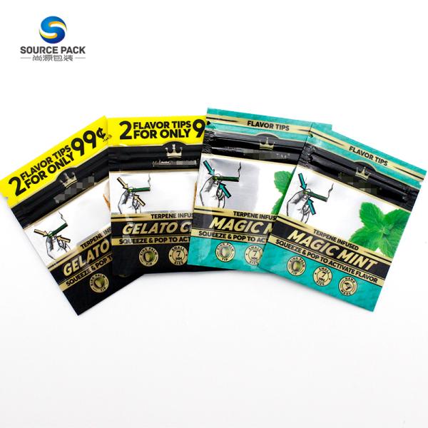 Plastic Heat Seal Cigar Packaging Customized For Smoking Tip