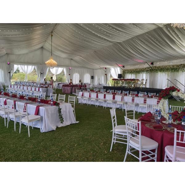Luxury 40m 1000 People Transparent Marquee Tent For Business