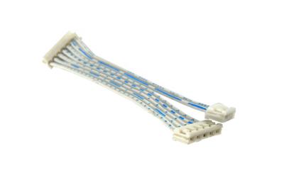 SEU azul branco do conjunto de cabo do cabo feito sob encomenda do chicote de fios do fio UL2468/XHP para a impressora