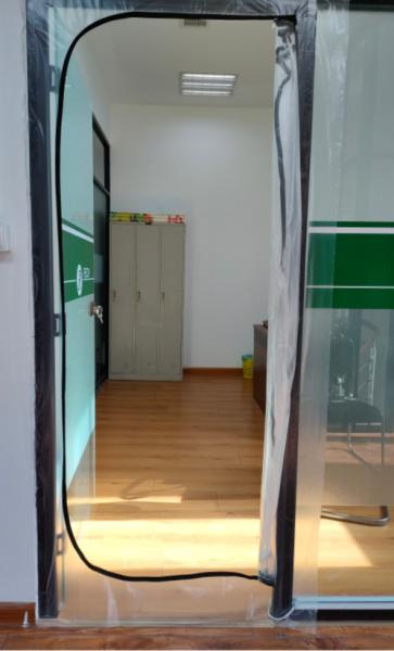 Sewing Zipper Door For Dust Barrier Zipwall Plastic zipper door dust barrier door U shape Dust Barrier Protection Kit