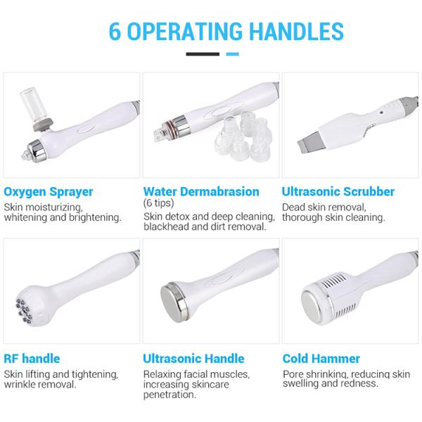 Aesthetic Oxygen Jet Aqua Peel Facial 7 in 1 Hydro Micro Dermabrasion Oxigen Hydra Microdermabrasion Beauty Machine