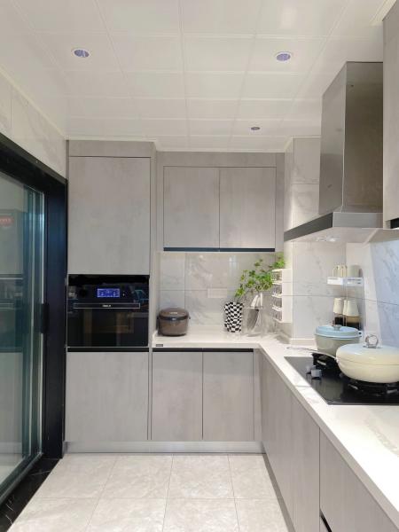 Modern Plywood Cupboard Completed Cabinet Set With Islands Custom Kitchen
