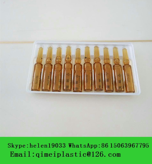 Medicine Vials Packing Tray Medical Plastic Package With Various Sizes