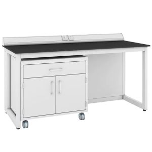 Установленный пол мебели лаборатории Суда работы мебели лаборатории школы фармацевтический -